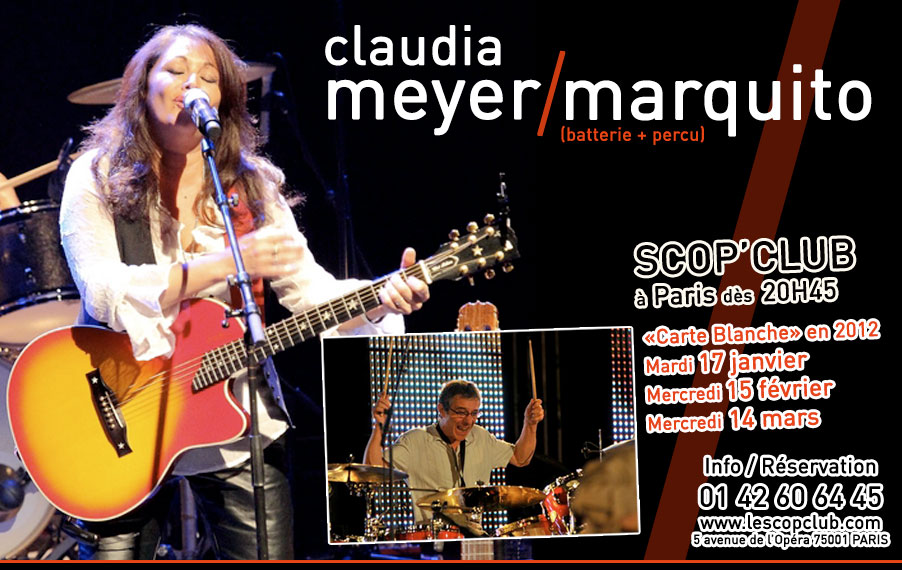 Claudia Meyer en concert au Scop Club � Paris